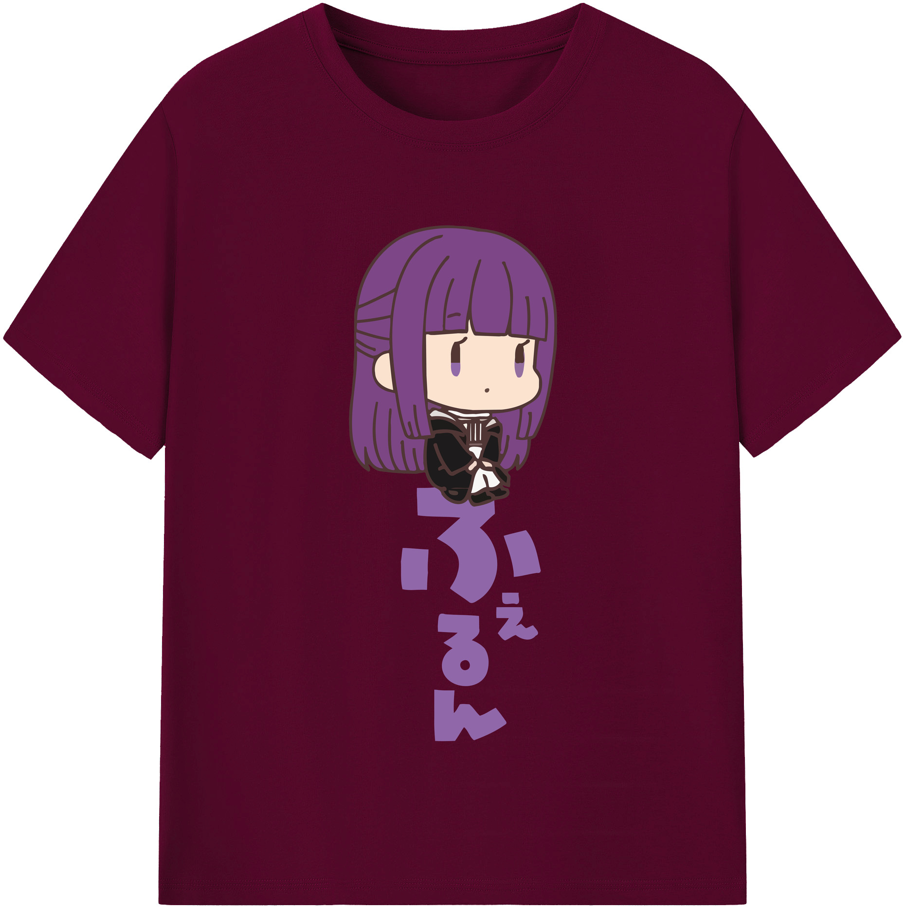 （画像用） 葬送のフリーレン Frieren レディースカジュアルプリントTシャツ（綿100％）
